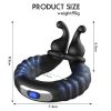 Penis Ring Silicone Cock Ring Adjustable Vibrating Ring Mass